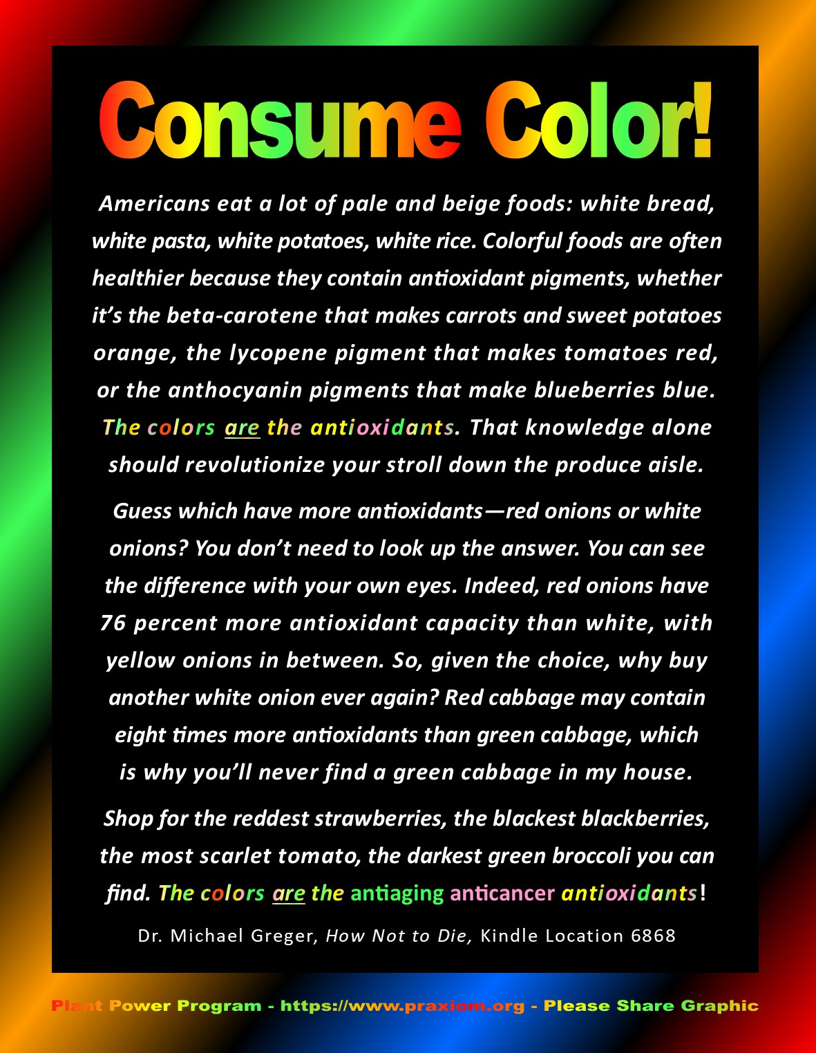 Consume Color - Michael Greger