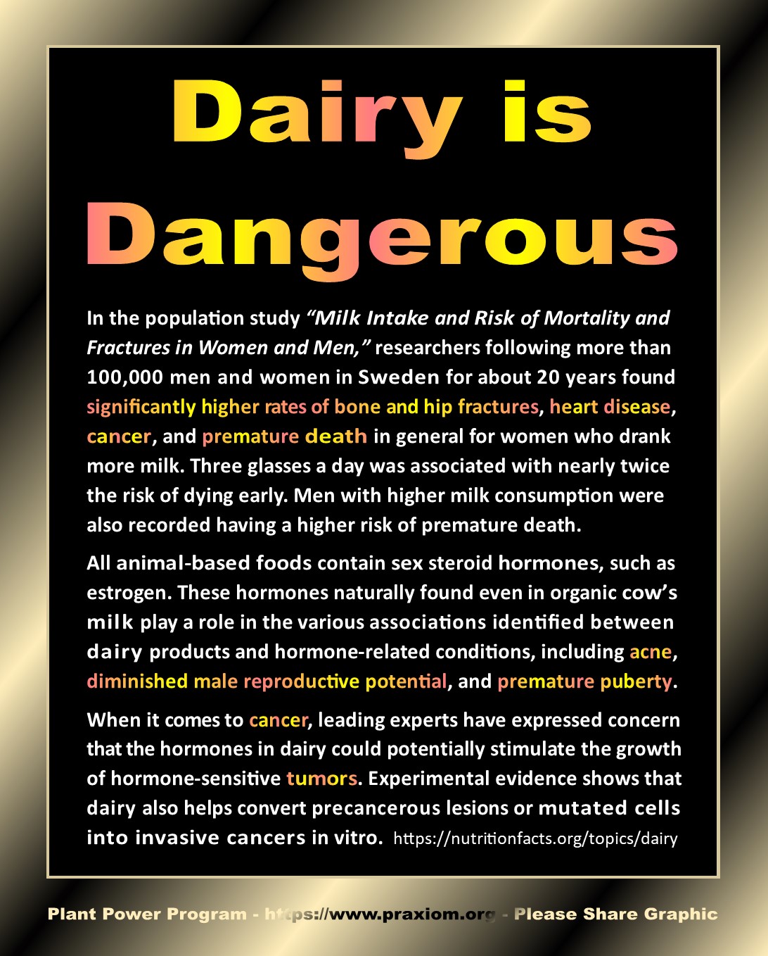 Dairy is Dangerous - Dr. Michael Greger