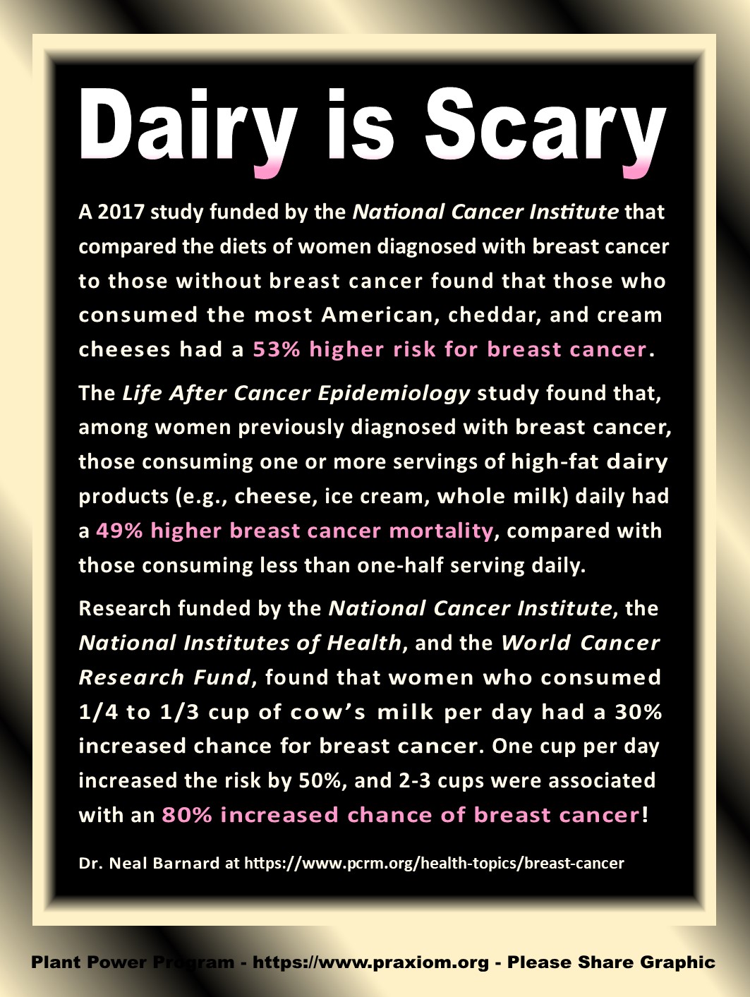 Dairy is Scary - Dr. Neal Barnard