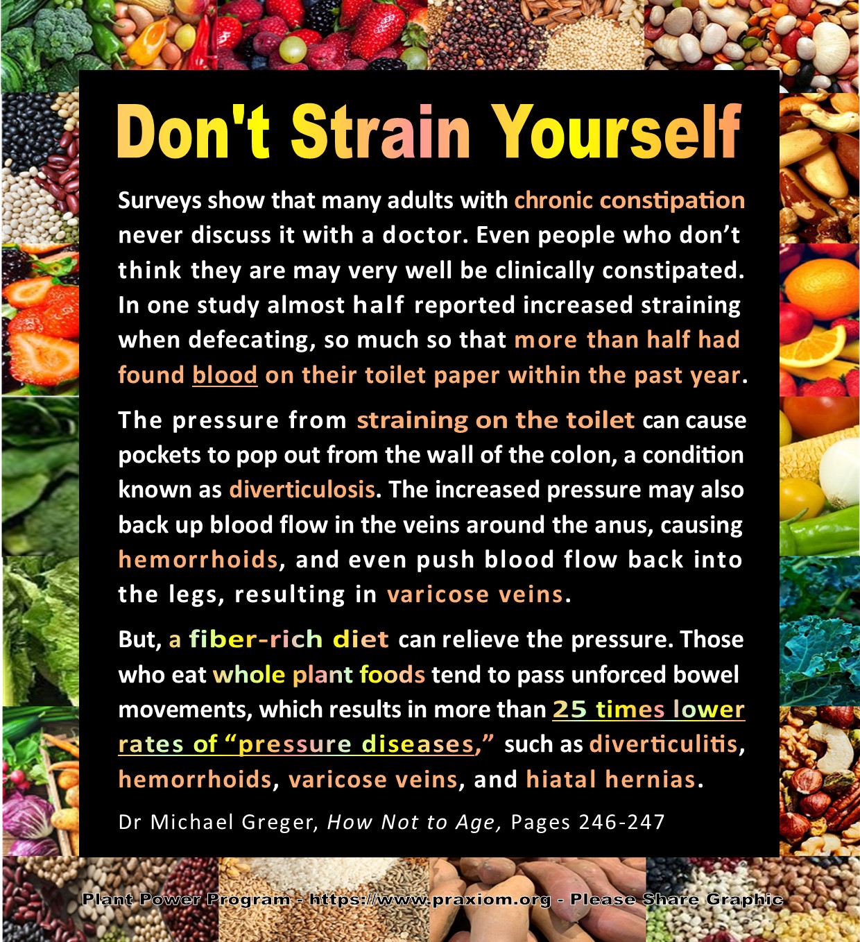 Don't Strain Yourself - Dr Michael Greger