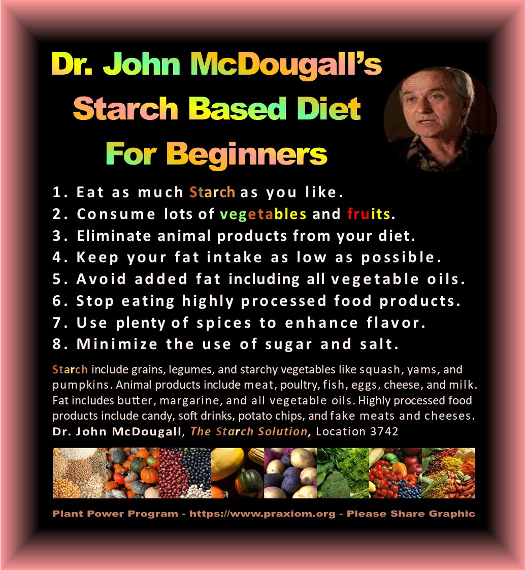 Dr. McDougall's Starch Based Diet for Beginners
