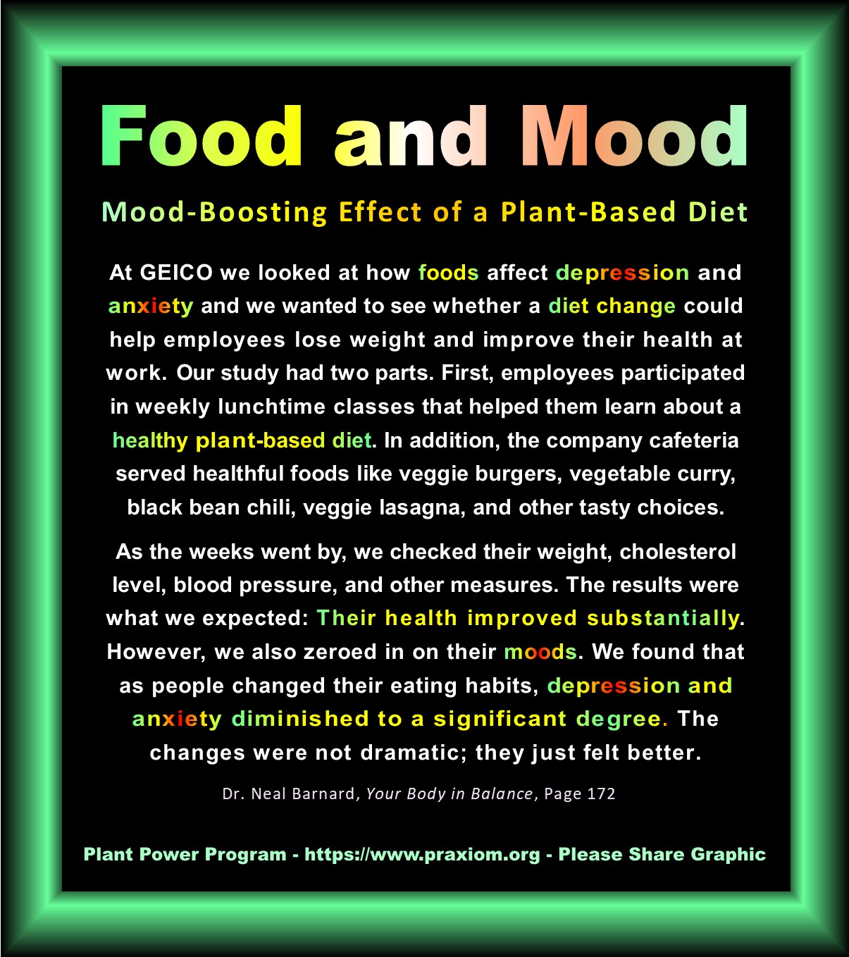 Food and Mood - Dr. Neal Barnard
