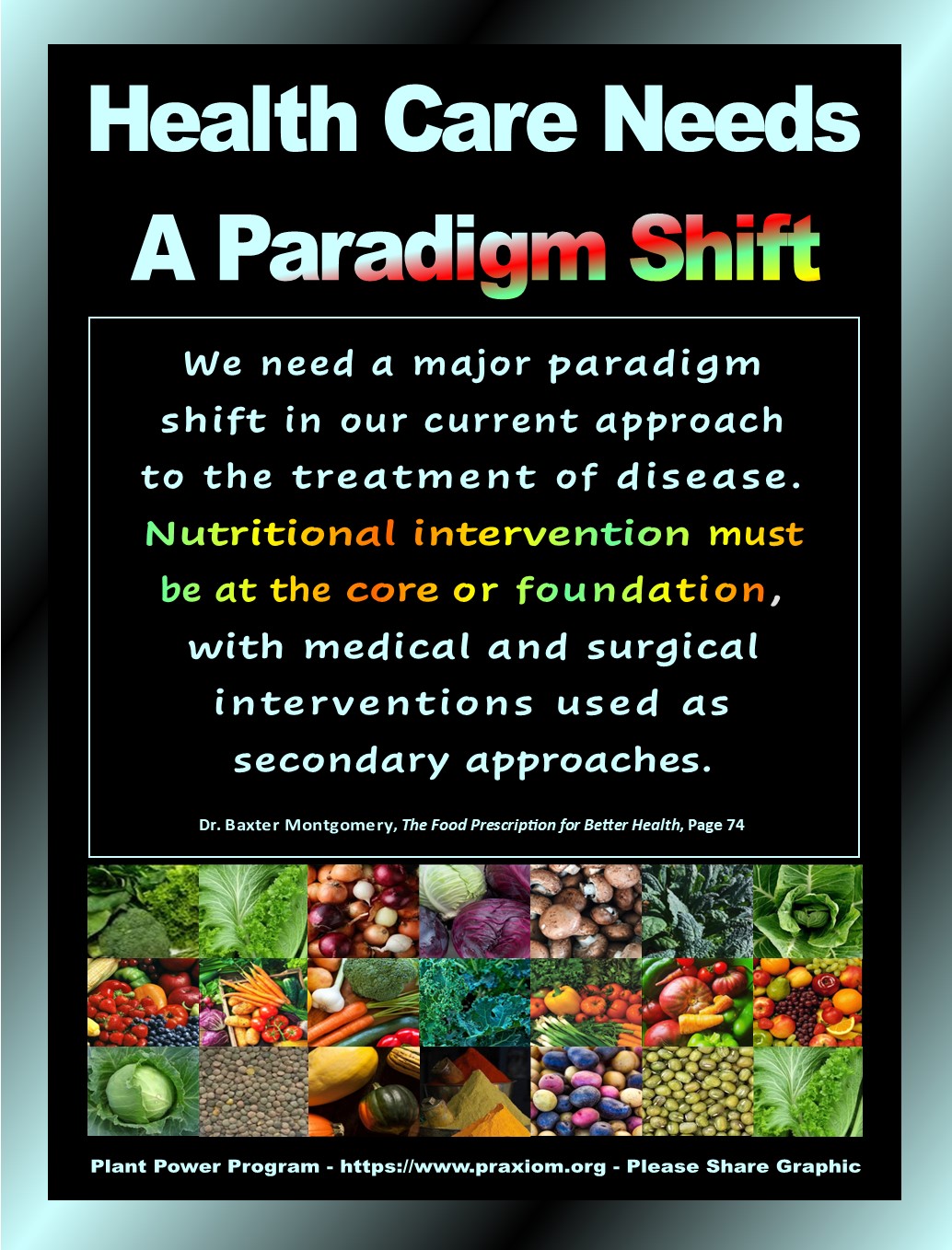 Health Care Needs a Paradigm Shift - Dr. Baxter Montgomery