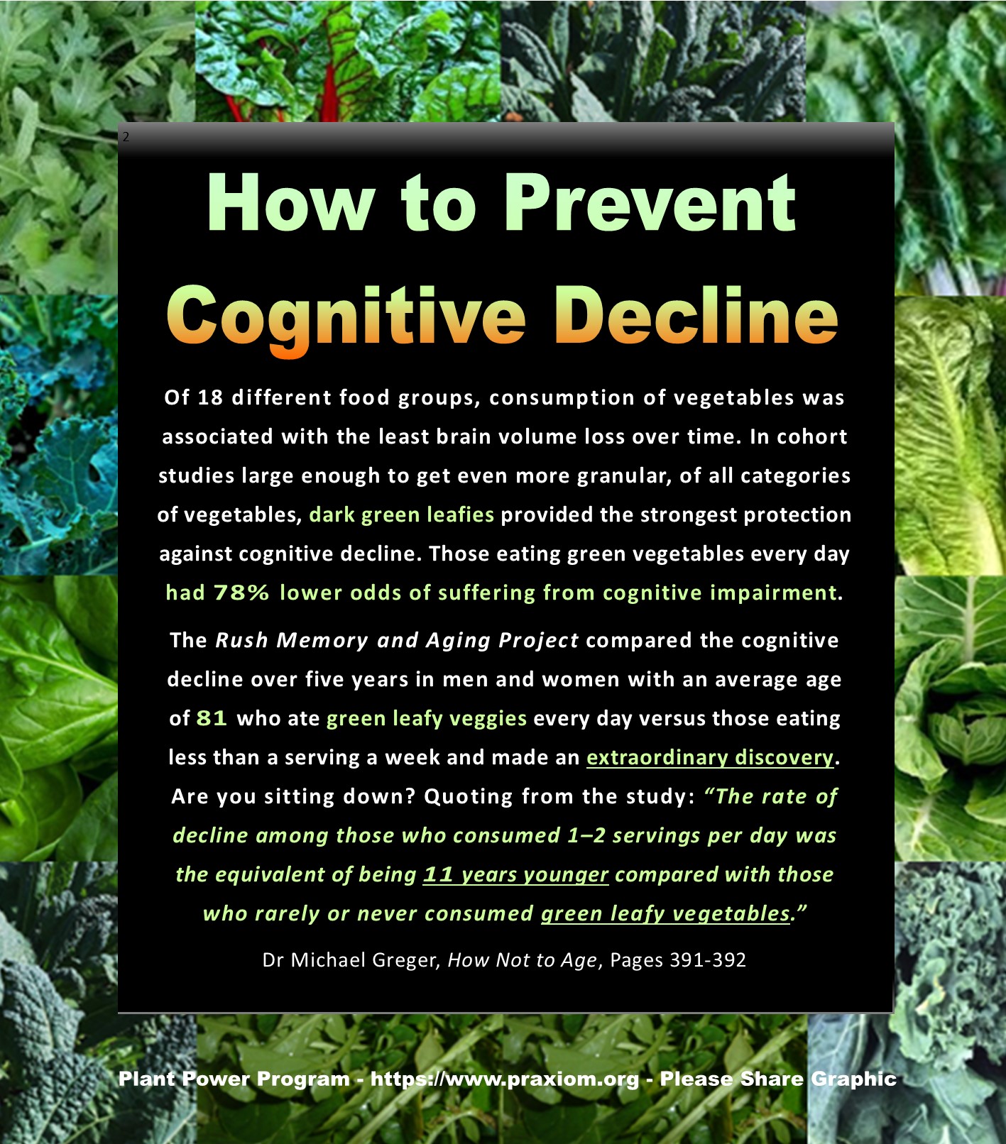 How to Prevent Cognitive Decline - Dr Michael Greger