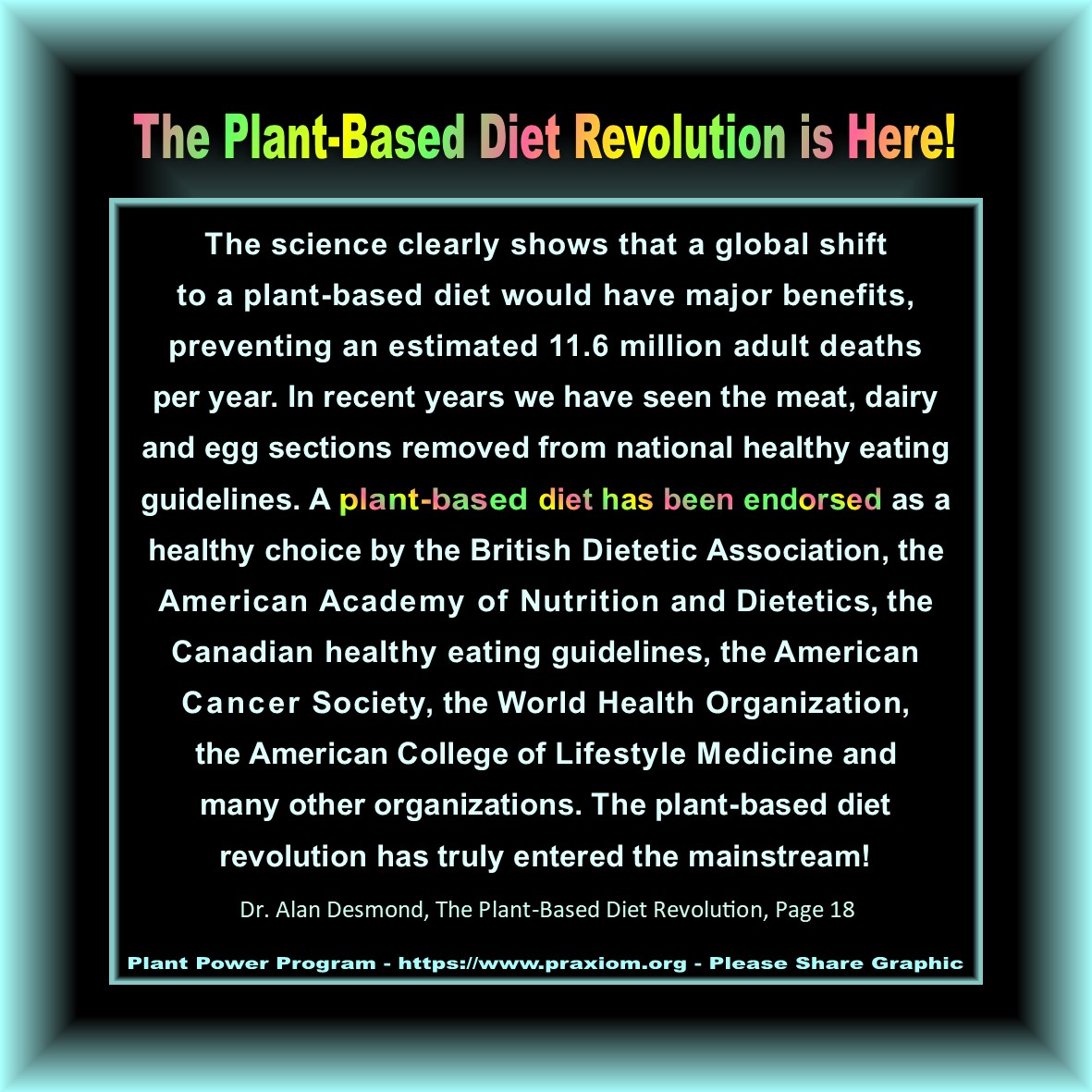Plant Based Diet Revolution is Now Mainstream - Dr. Alan Desmond
