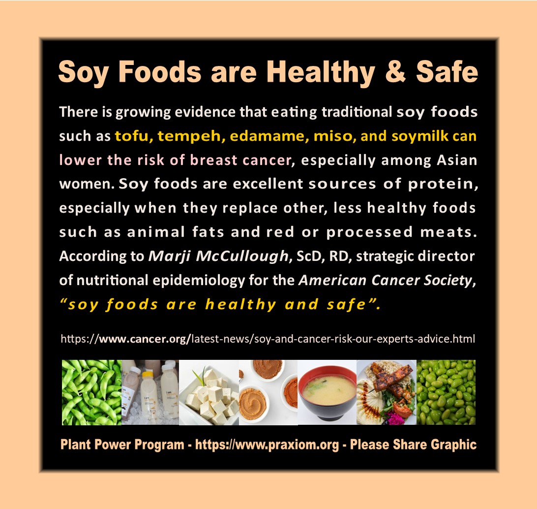 Soy Foods are Healthy and Safe
