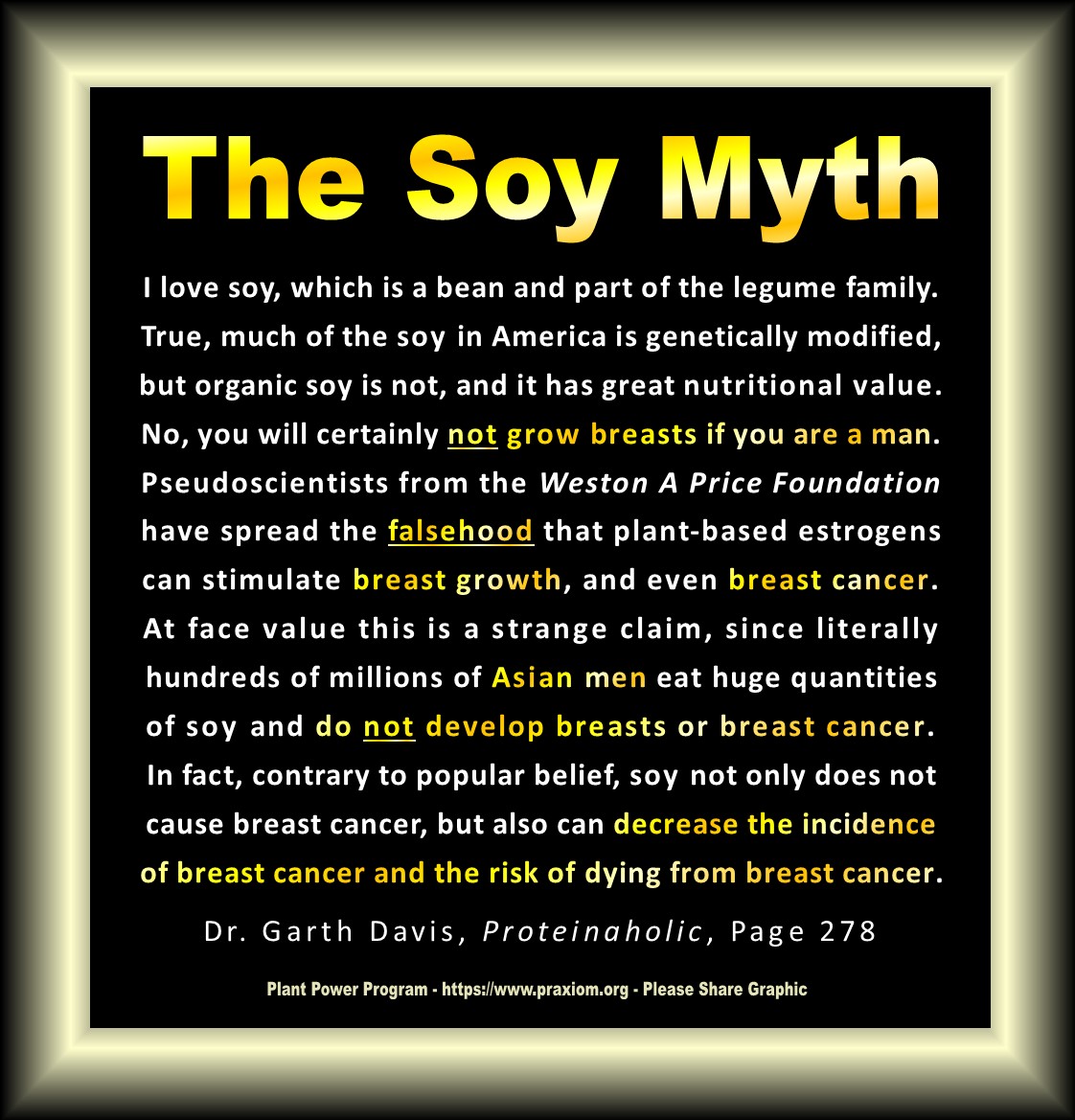 The Soy Myth - Dr. Garth Davis