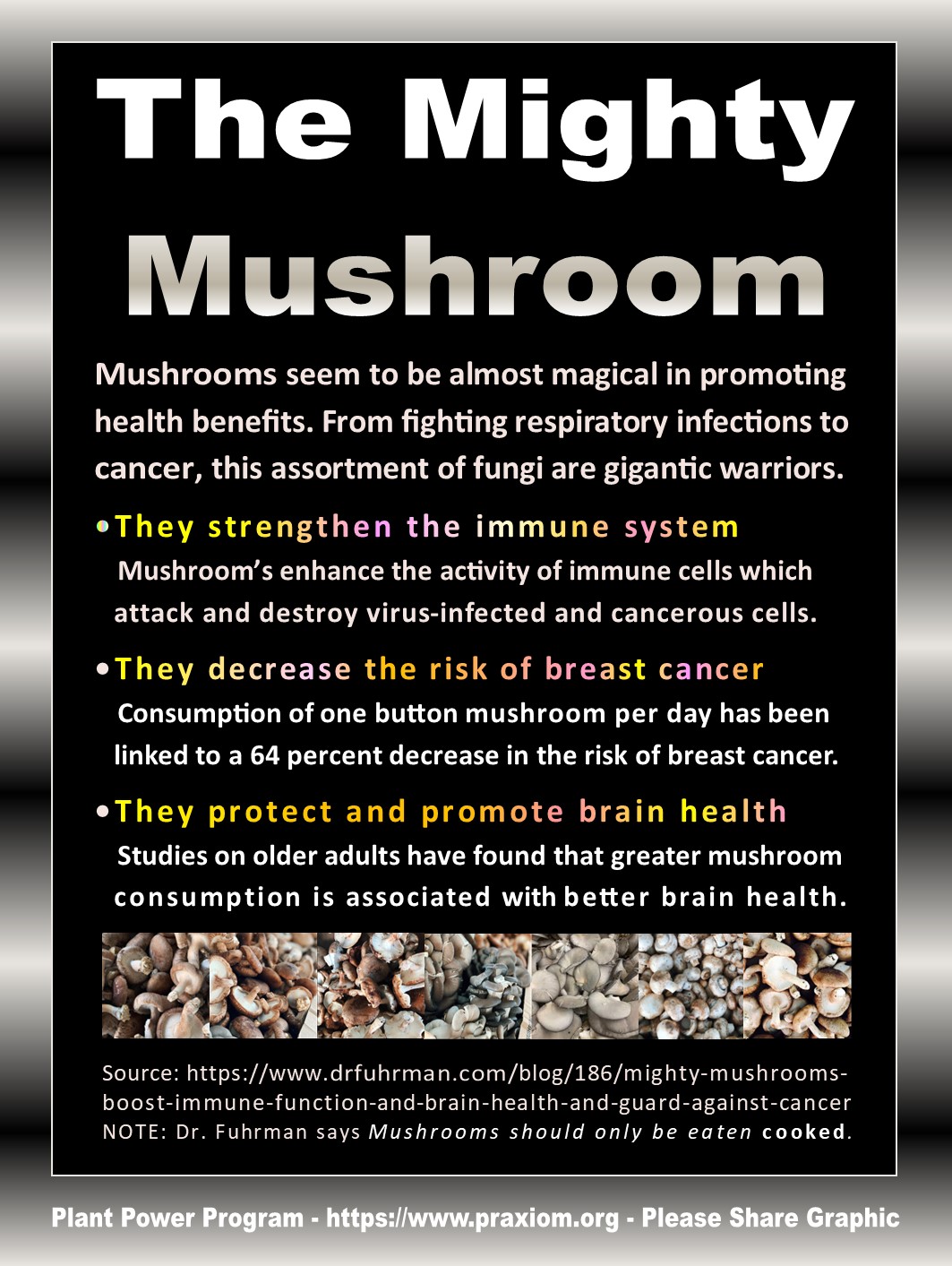 The Mighty Mushroom - Dr Joel Fuhrman