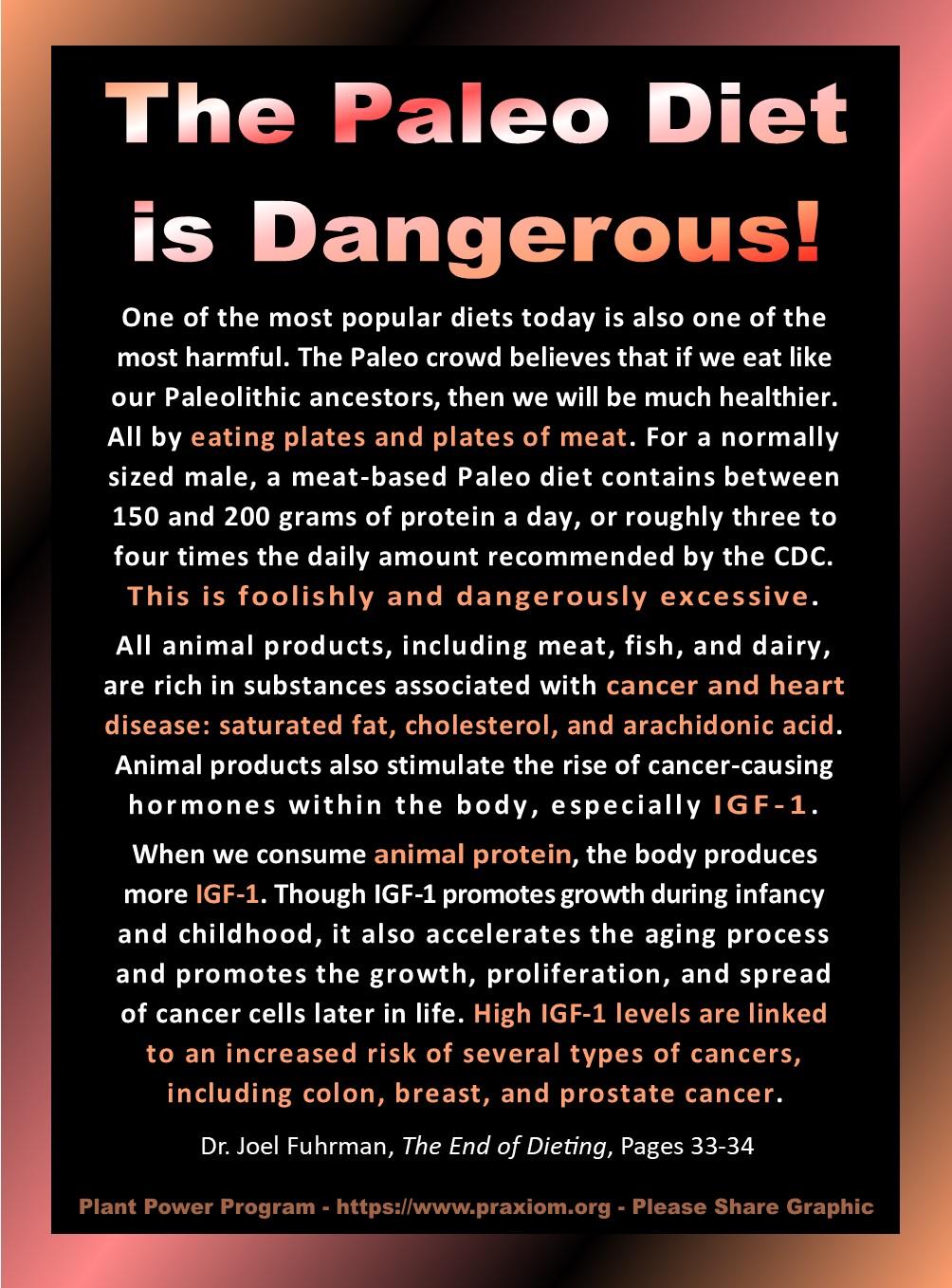 The Paleo Diet is Dangerous - Dr. Joel Fuhrman