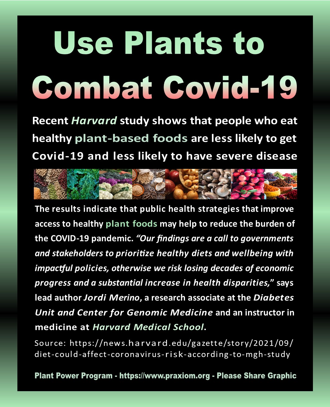 Use Plants to Combat
        Covid 19