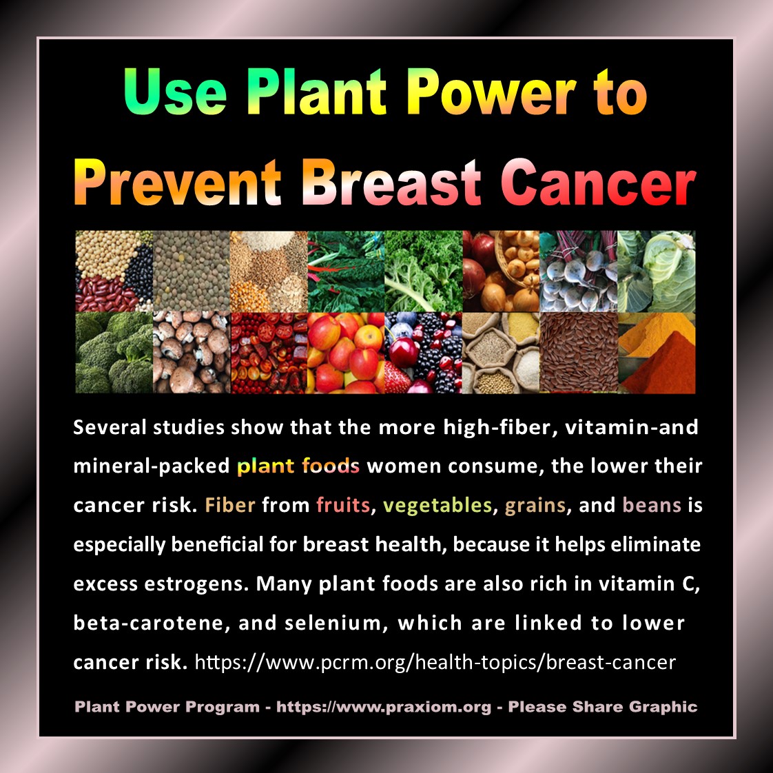 Use Plants to Prevent Breast Cancer