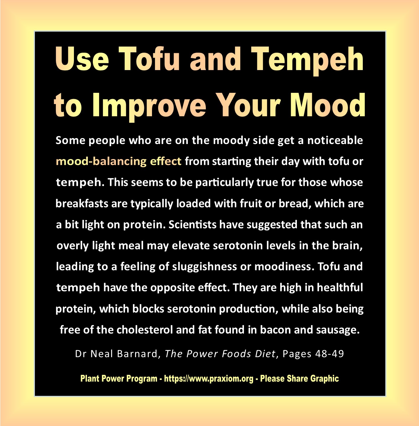 Use Tofu an Tempeh to Improve Your Mood - Dr Neal Barnard