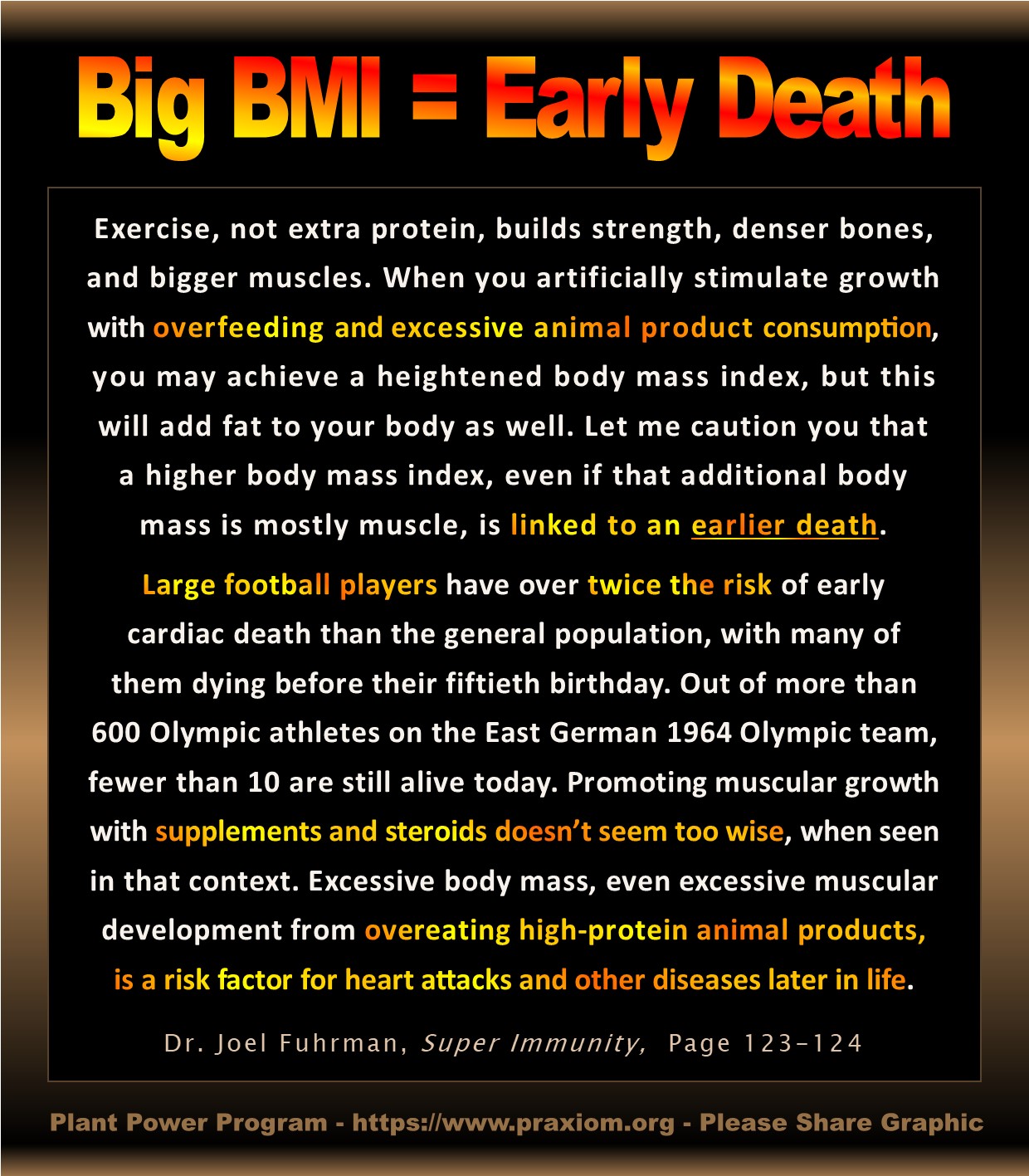 Big Body = Early Death - Dr. Joel Fuhrman