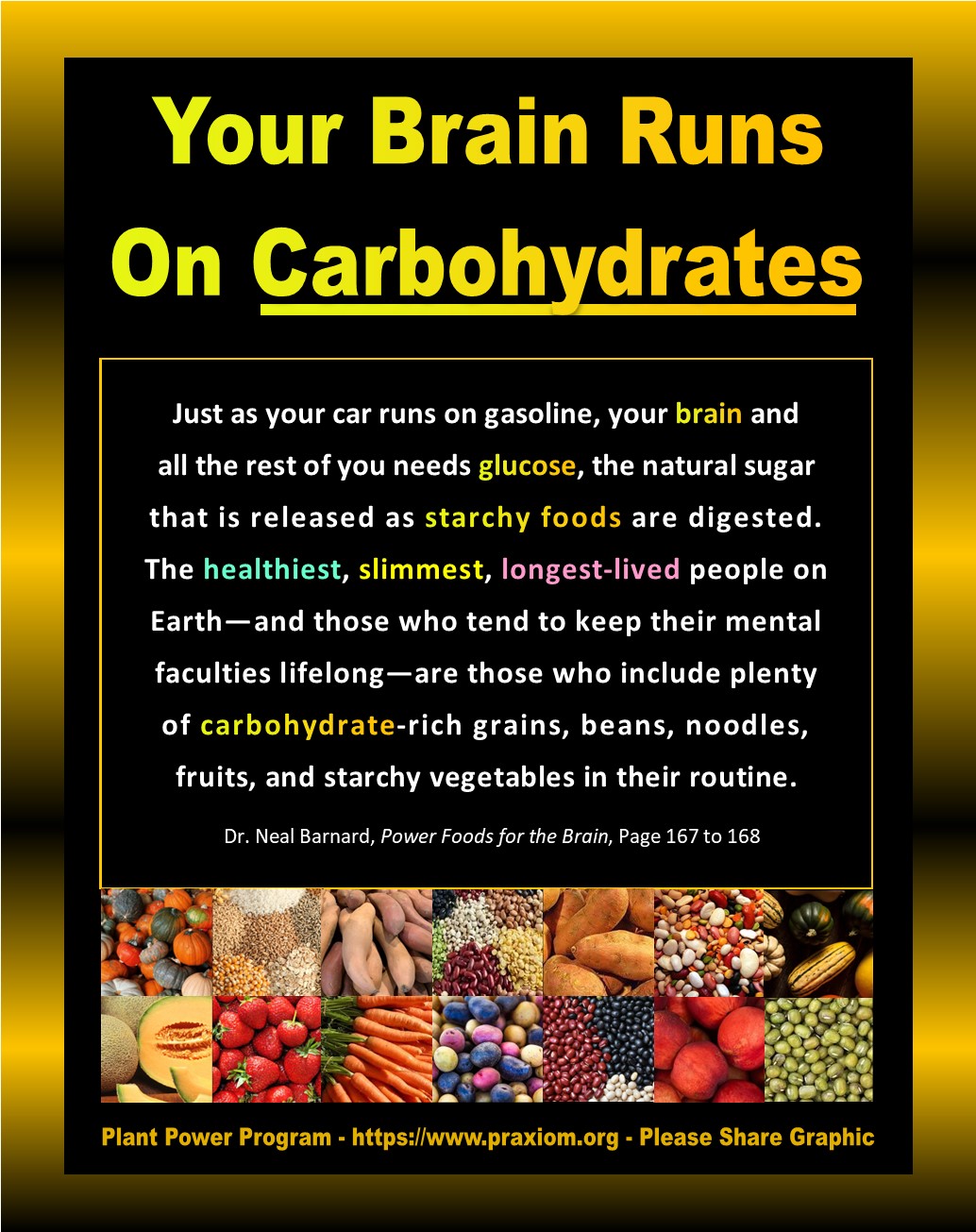 Your Brain Runs on Carbs - Dr. Neal Barnard