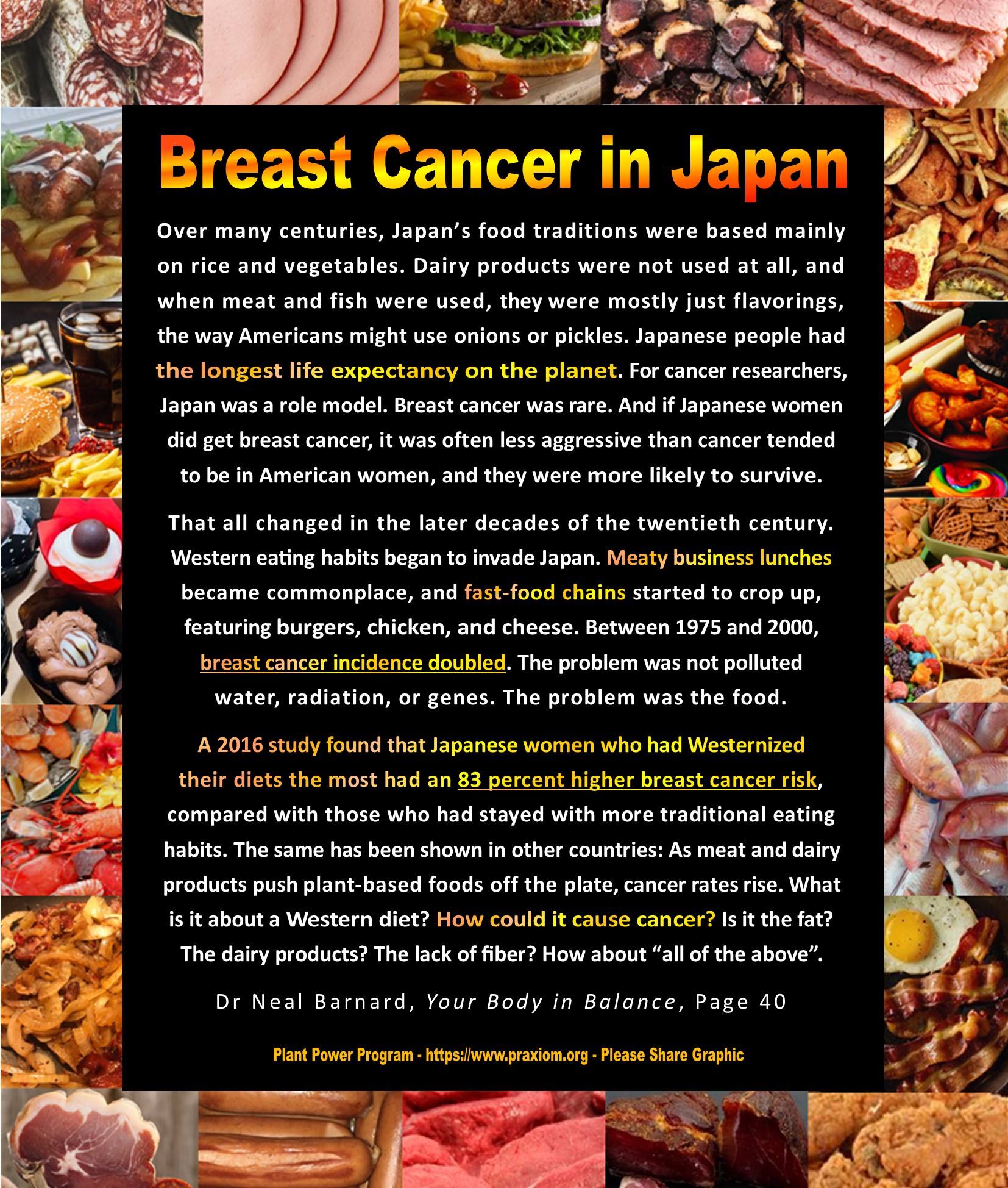 Breast Cancer in Japan - Dr Neal Barnard