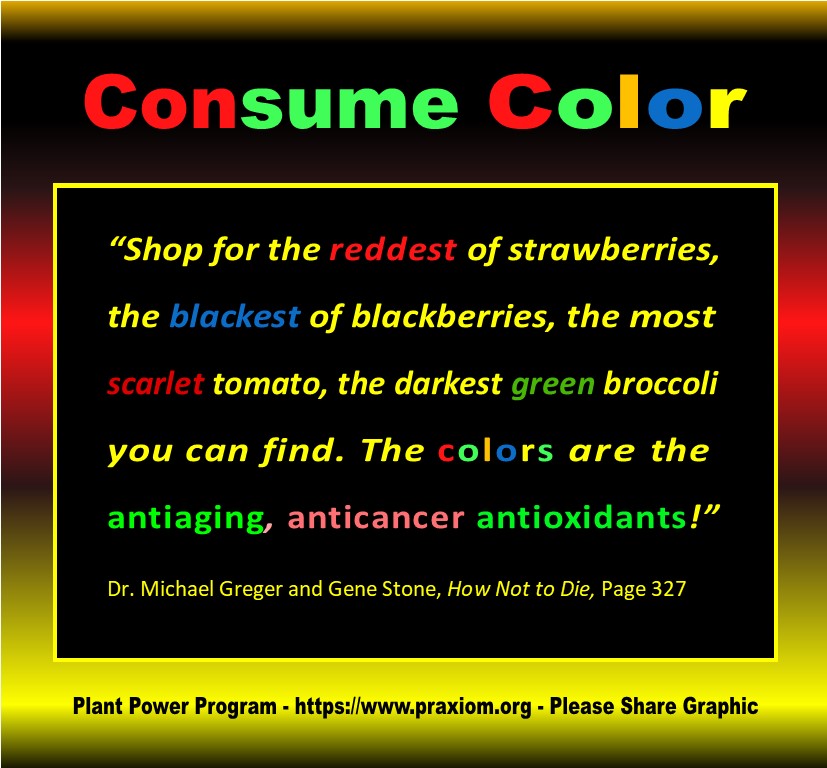 Consume Color - Dr. Michael Greger