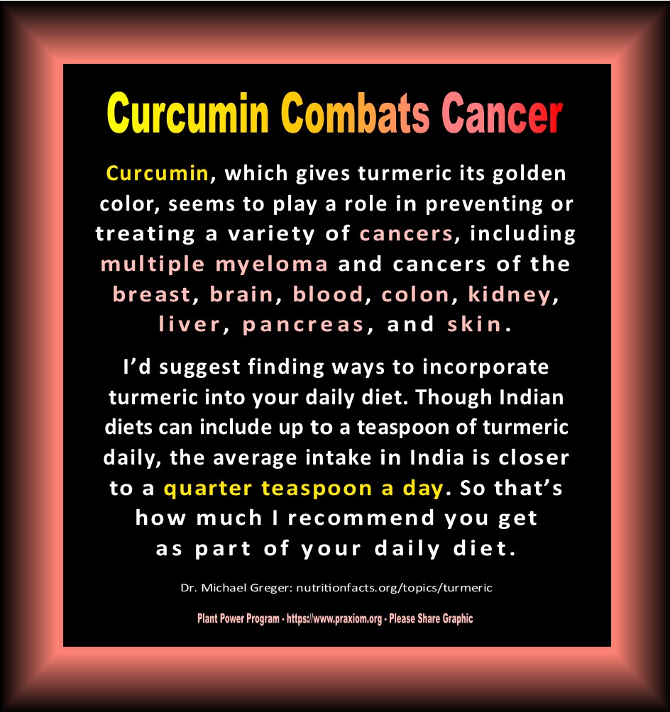 Curcumin Combats Cancer - Dr. Michael Greger