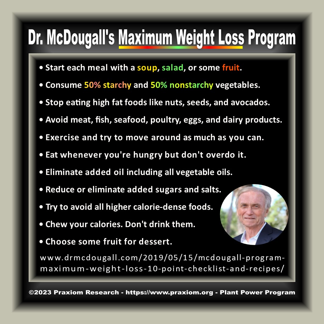 Dr.
          McDougall's Maximum Weight Loss Program
