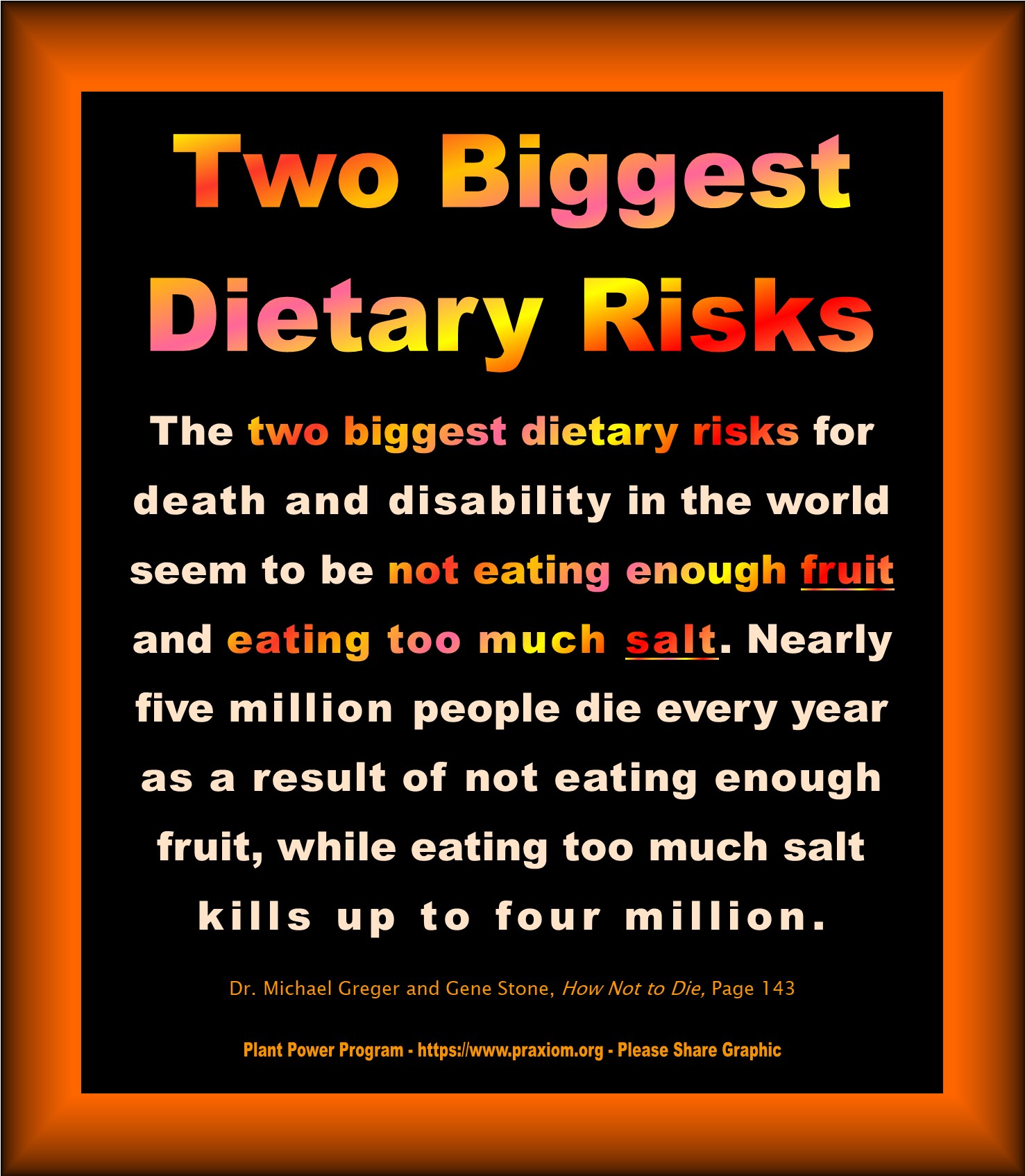 Two Biggest Dietary Risks - Dr. Michael Greger