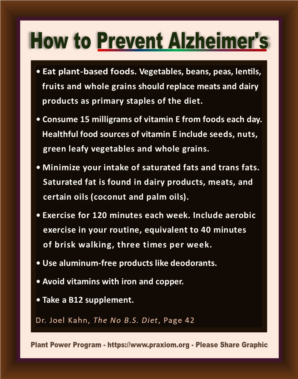 How to Prevent
        Alzheimer's