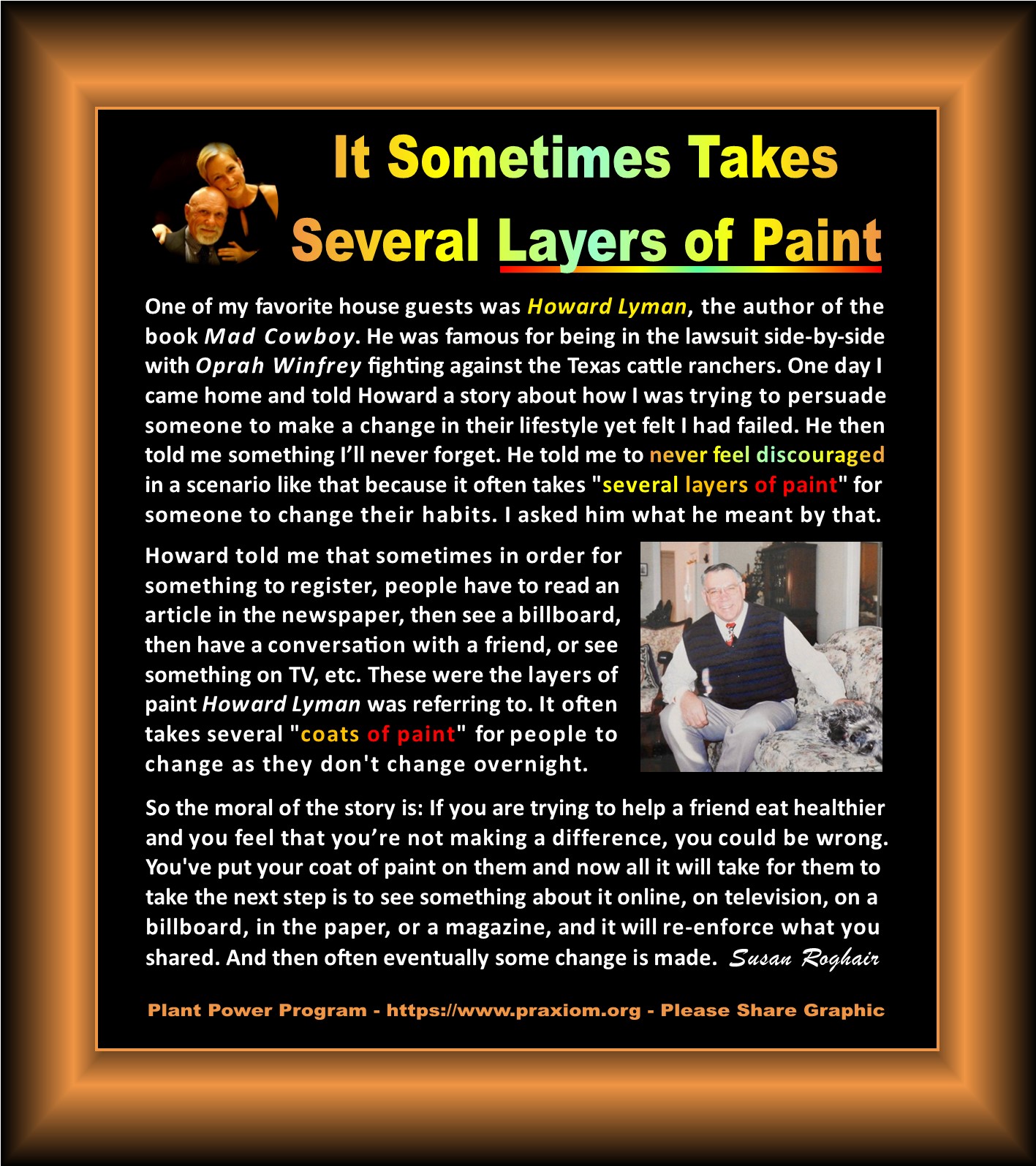 It Sometimes Takes Several Layers of Paint - Howard Lyman