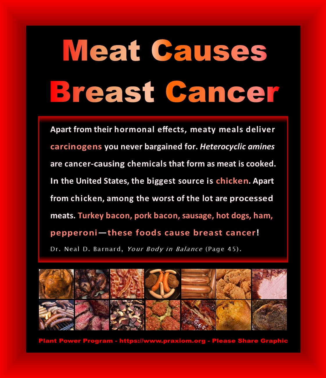 Meat Causes Breast Cancer - Dr. Neal Barnard