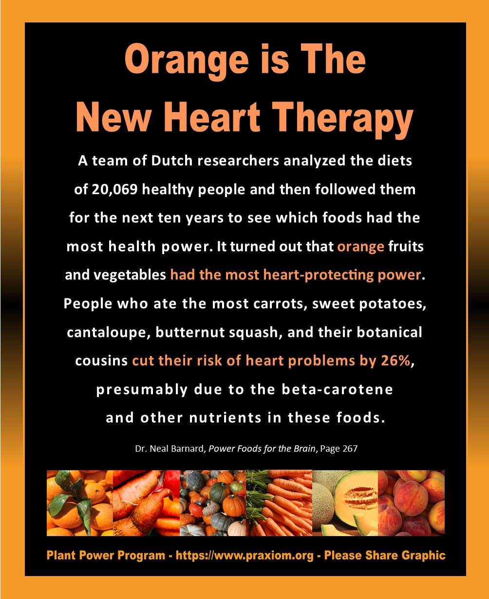 Orange is the New Heart Therapy - Dr. Neal Barnard