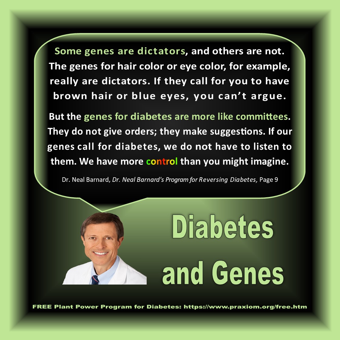 Diabetes and Genes - Dr. Neal Barnard