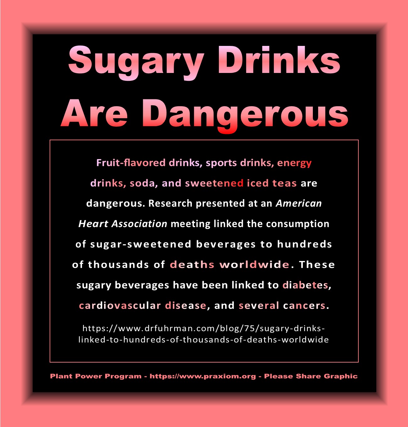 Sugary Drinks are Dangerous - Dr. Joel Fuhrman